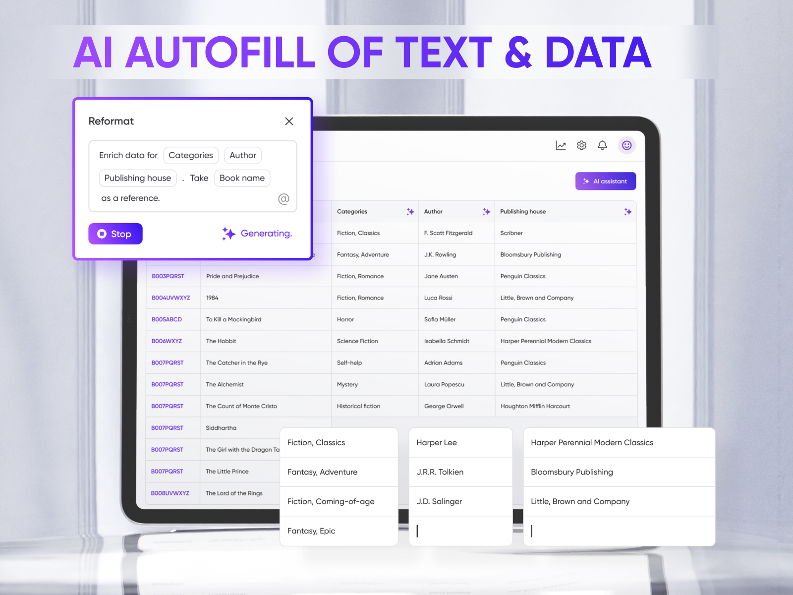 The future of B2B SaaS UX: Autofill suggestions for data product by ...