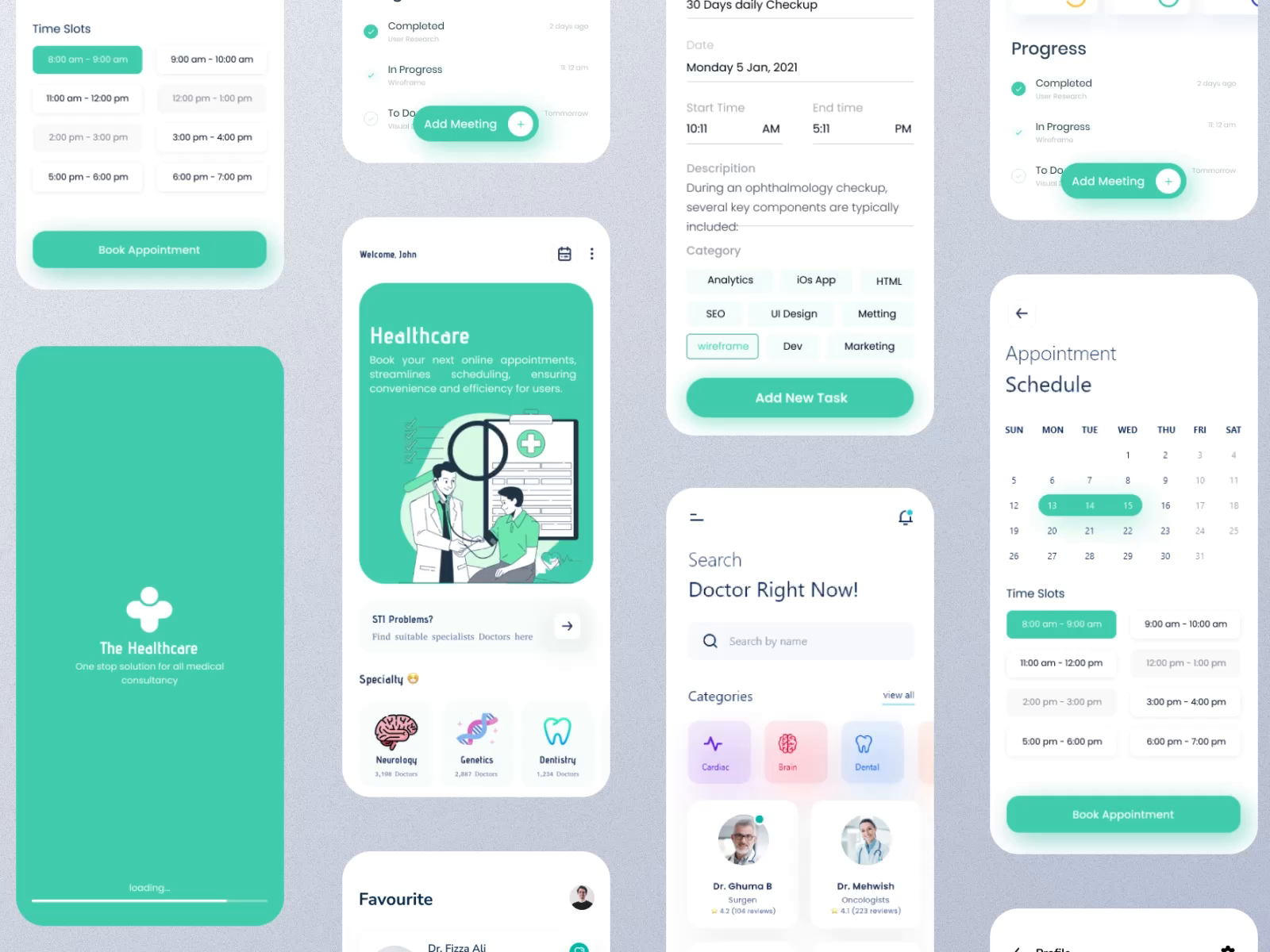 Doctor Appoinment Booking Health Care Mobile App Ui Ux Design By
