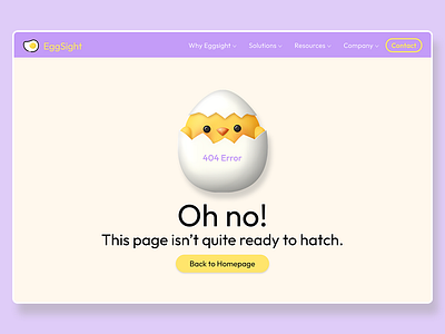 404 Page | Daily UI 3d 404 404 3d 404 error 404 page cute ux daily ui data analytics landing page logo saas ui design ux design uxui