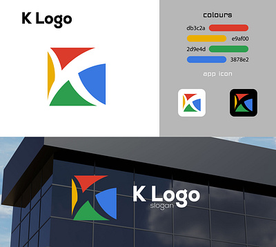 K logo design branding graphic design icon logo
