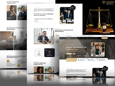 Law Firm Website Design branding logo ui uiux web design website design