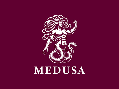 Medusa Logo advertising clothes computer curly economy firm game greece investment marketing medusa multimedia myth skincare snake wellness woman