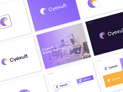 Cyexult Brand Identity Design brand identity branding graphic design logo logo design