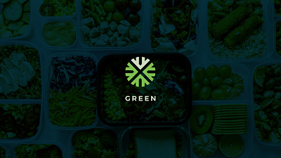 Green logo and identity De5oky branding graphic design logo ui