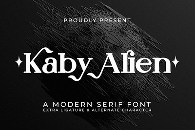 Kaby Alien - A Modern Serif Font style