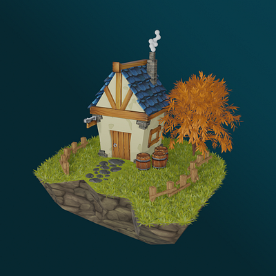 House on Eevee 3d