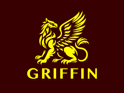 Griffin Logo For Sale animal animals branding company creature griffin griffin logo griffon gryphon heraldic heraldy logo for sale minimalist modern griffin logo professional protective reliability respectable royal vector