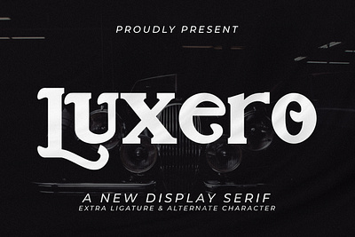 Luxero - A New Display Serif strong
