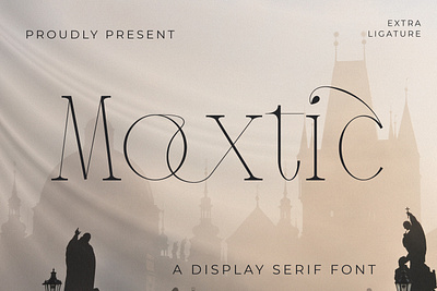 Moxtic - A Display Serif Font brand