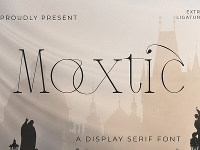 Moxtic - A Display Serif Font brand