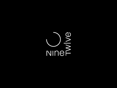 NineTwlve Records: Logo graphic design logo music simple ui