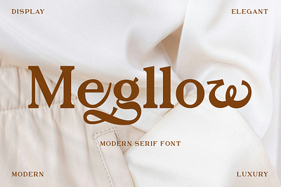 Megllow - Modern Serif Font style