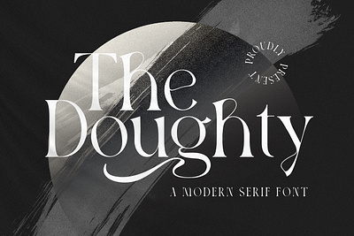 The Doughty - A Modern Serif Font style