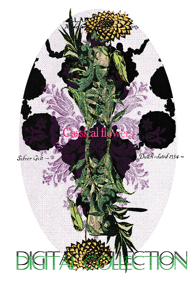 Flower art branding color design graphic illustration inspiration shape visual
