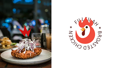 "Fillfilah | فـــلـــفـــلة" branding brandmark chicken icon logo logomark شعار لوجو هوية