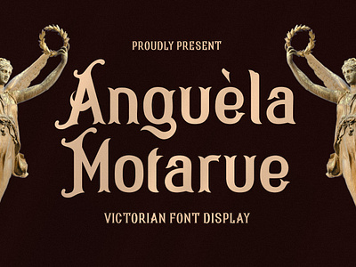 Anguèla Motarue - Victorian Font Display logo