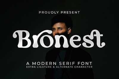 Bronest - A Modern Serif Font style