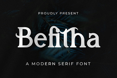 Befitha - A Modern Serif Font style