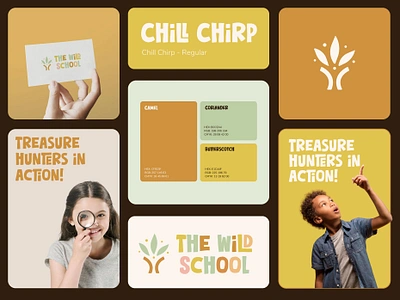 The Wild School - Brand Identity brand book brand design brand guidelines brand identity branding creative fun nature playful visual identity wildlife