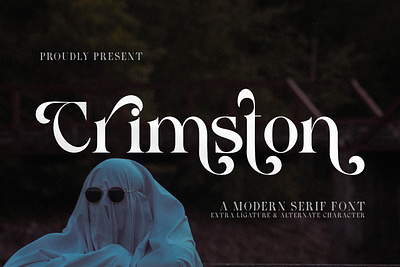 Crimston - A Modern Serif Font style