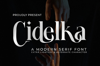 Cidelka - A Modern Serif Font style