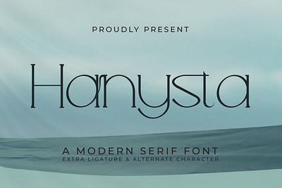 Hanysta - A Modern Serif Font