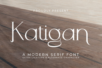 Katigan - A Modern Serif Font