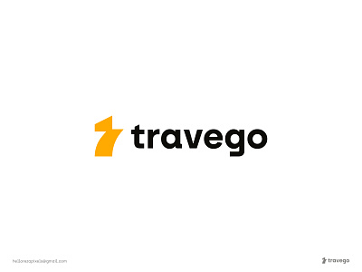 Travego T Letter Logo Identity, Travel, Tourism branding colorful creative logo logo designer logo for sale logo mark minimal minimal logo modern orange sea beach simple symbol t letter tourism travel