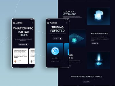 Trading Bot - Website Interface Design bot crypto design finance illustration minimal responsive trading ui ux web design website