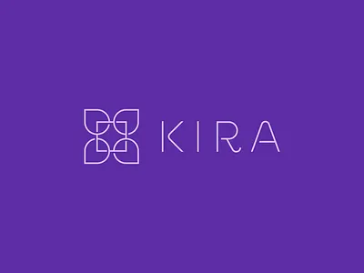 KIRA branding butterfly clean cleaning agent flower household chemicals line logo purity