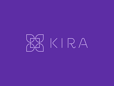 KIRA branding butterfly clean cleaning agent flower household chemicals line logo purity