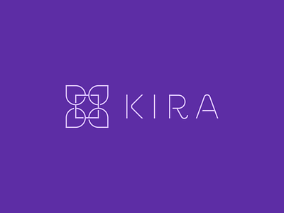 KIRA branding butterfly clean cleaning agent flower household chemicals line logo purity