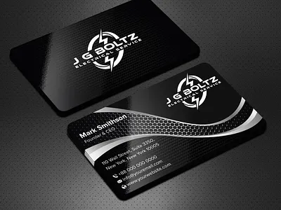 Professional business card business card business card design business cards business name card card corporate card design illustration professional business card