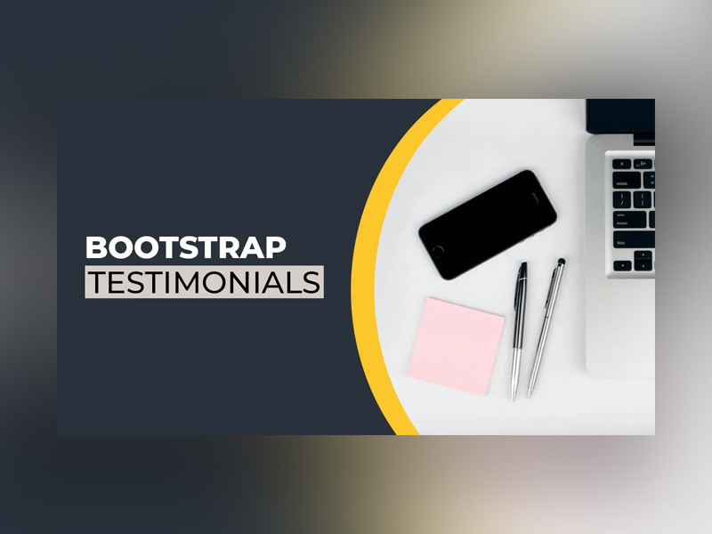 Testimonial Slider Using Bootstrap Framework By Codingflicks On Dribbble