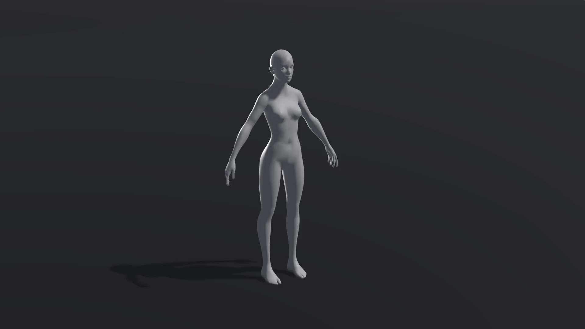Female Body Base Mesh 3D Model by 3D-Disco on Dribbble