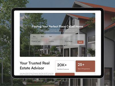 Cluster Home - Real Estate Hero brand design branding find home website glassmorphism graphic design hero section design landing page design luxury minimalist real estate ui ux design web design