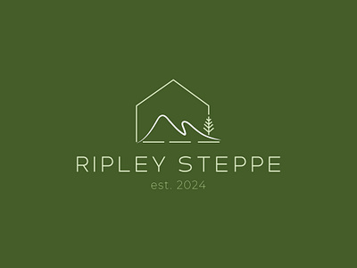 RIPLEY STEPPE beauty logo branding clean creanlogo creativelogo design flat graphic design icon illustration lettering logo logo design lettering logo logodesigner luxury brand luxury logo minimal real estate logo simple logo typography