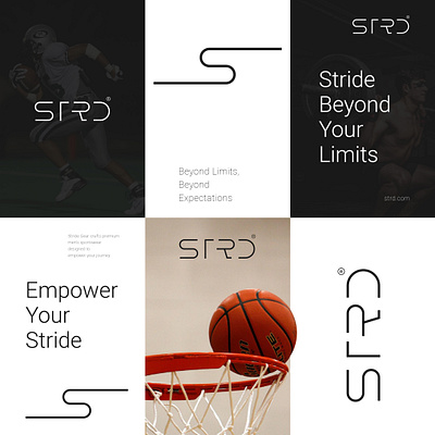 Stridegear - Sportswear Branding athleisure clothing brand logo fashion brand logo mens fashion brand logo sports apparel branding sportswear branding sportswear industry stridegear branding logo