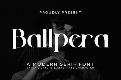 Ballpera - A Modern Serif Font abc