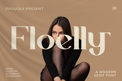 Floelly - A Modern Serif Font abc