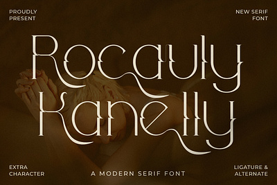 Rocauly Kanelly - A Modern Serif Font abc