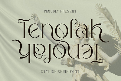 Tenofak - Stylish Serif Font futuristic