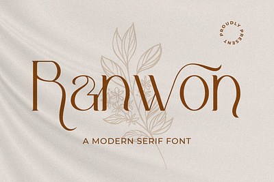 Ranwon - A Modern Serif Font abc