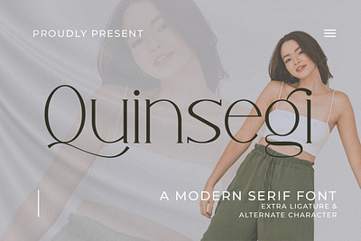 Quinsegi - A Modern Serif Font abc