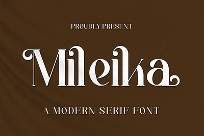 Mileika - A Modern Serif Font abc