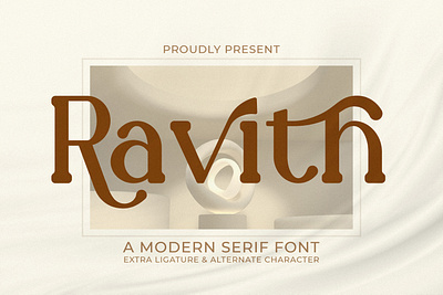 Ravith - A Modern Serif Font abc