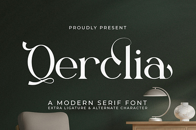 Qerclia - A Modern Serif Font abc