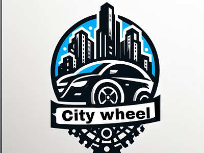 City wheel Logo city logo city wheel logo graphic design logo
