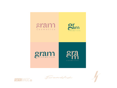 gram cosmetics branding design graphic design icon illustration logo minimal ui ux vector