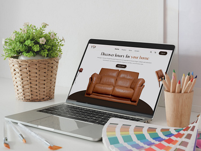 Furniture webpage UI Design branding furniturewebpage ui uidesign